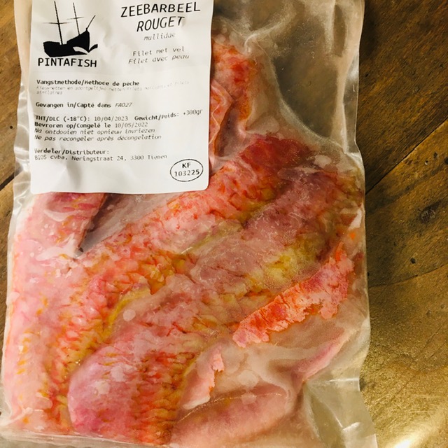 poisson - rougets - 320g (8 à 10 filets surgelés)