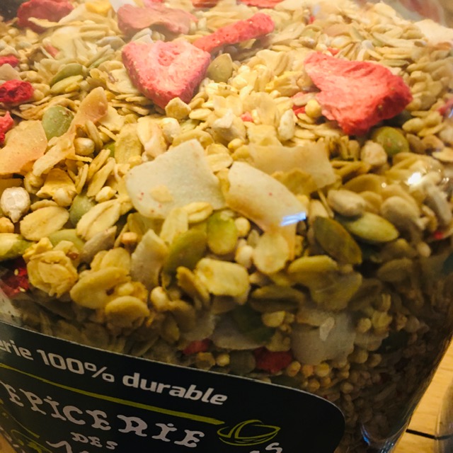 Granola fraises - 500g (vrac)