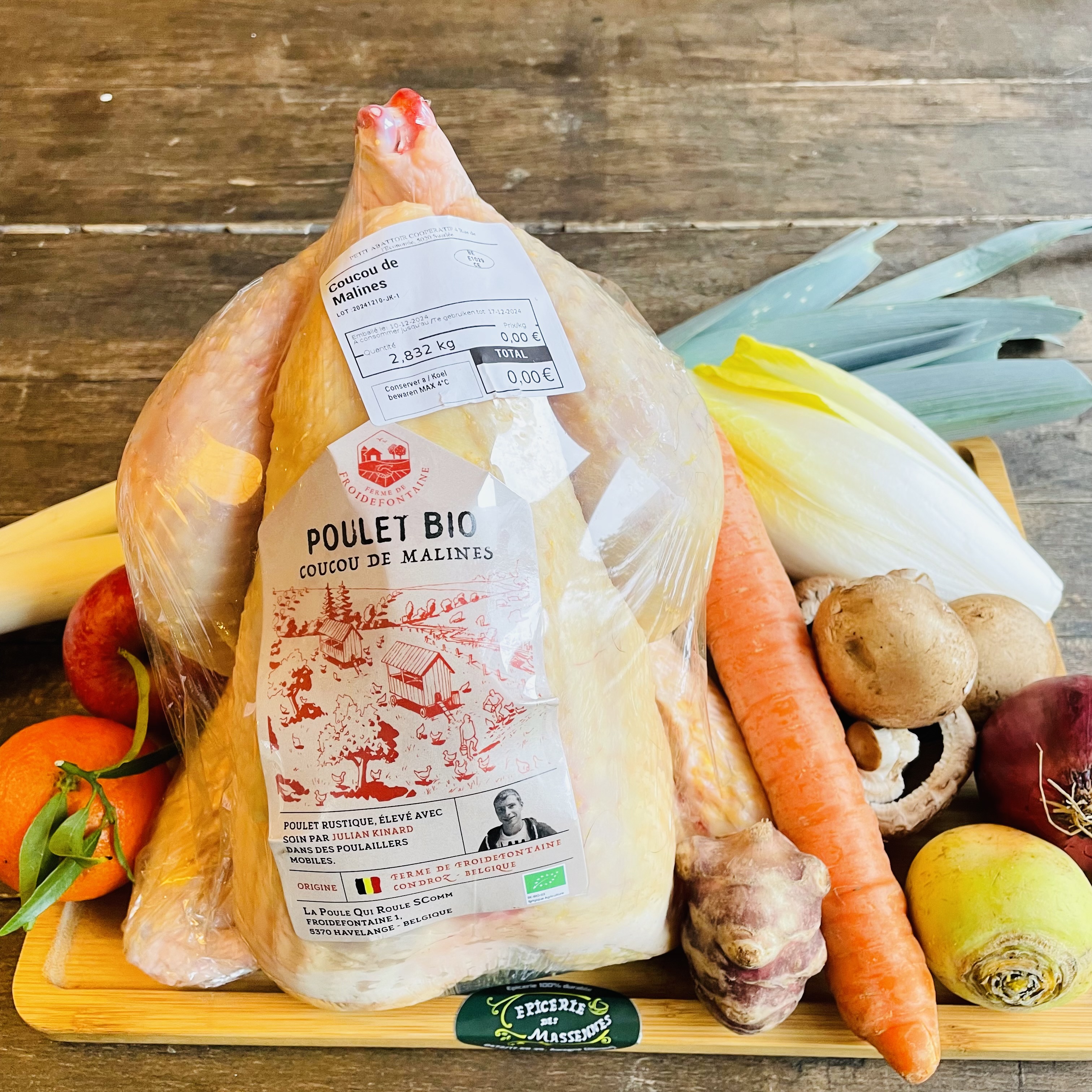 Pintade (non farcie)/pc. - 1,5 kg (surgelée)