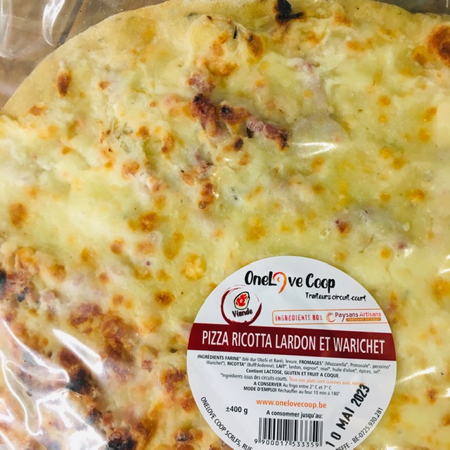 pizza lardons et fromage - 2 pers. (400g) (surgelé)