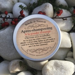 après-shampoing - poudre d'orange