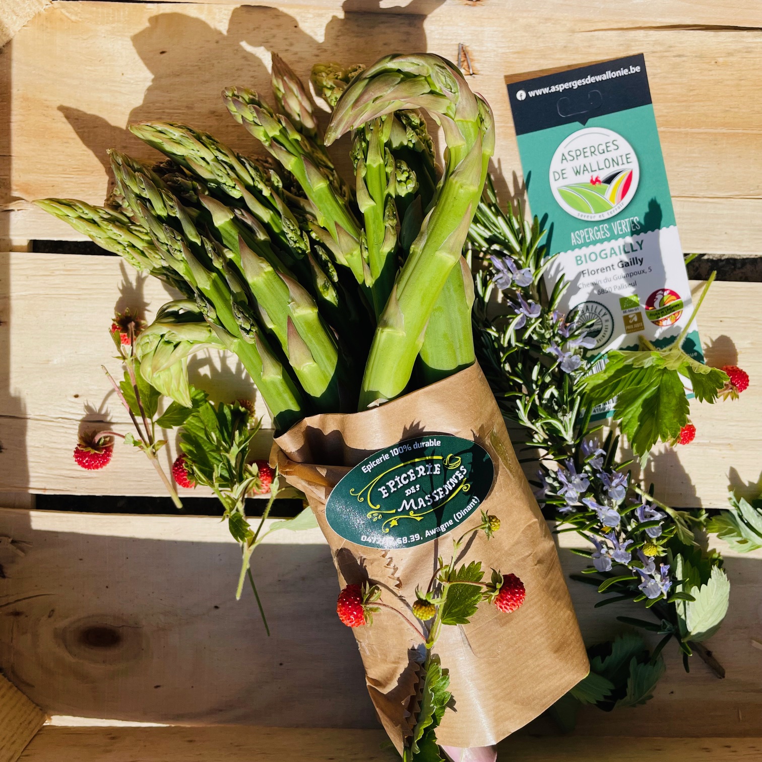asperges vertes -500g - promo