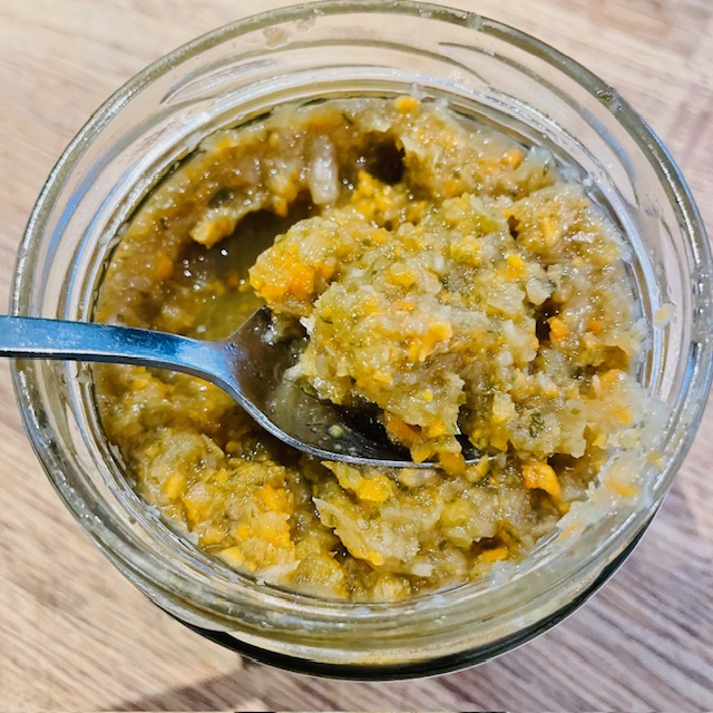 bouillon de légumes crus