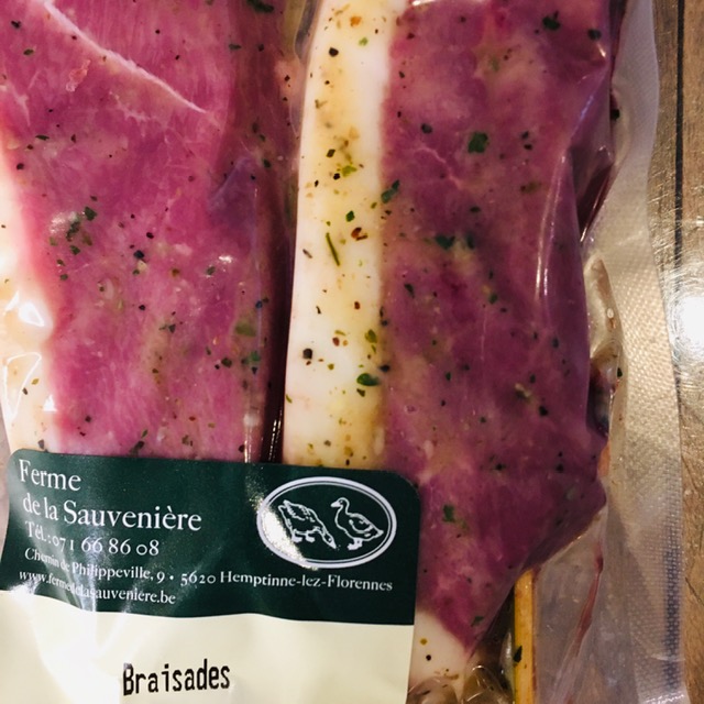 canard - braisade de magret mariné Lemon-Pepper (+-350g/2pers.) (surgelées)
