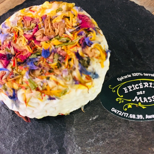 chèvre - crémeux - fleurs