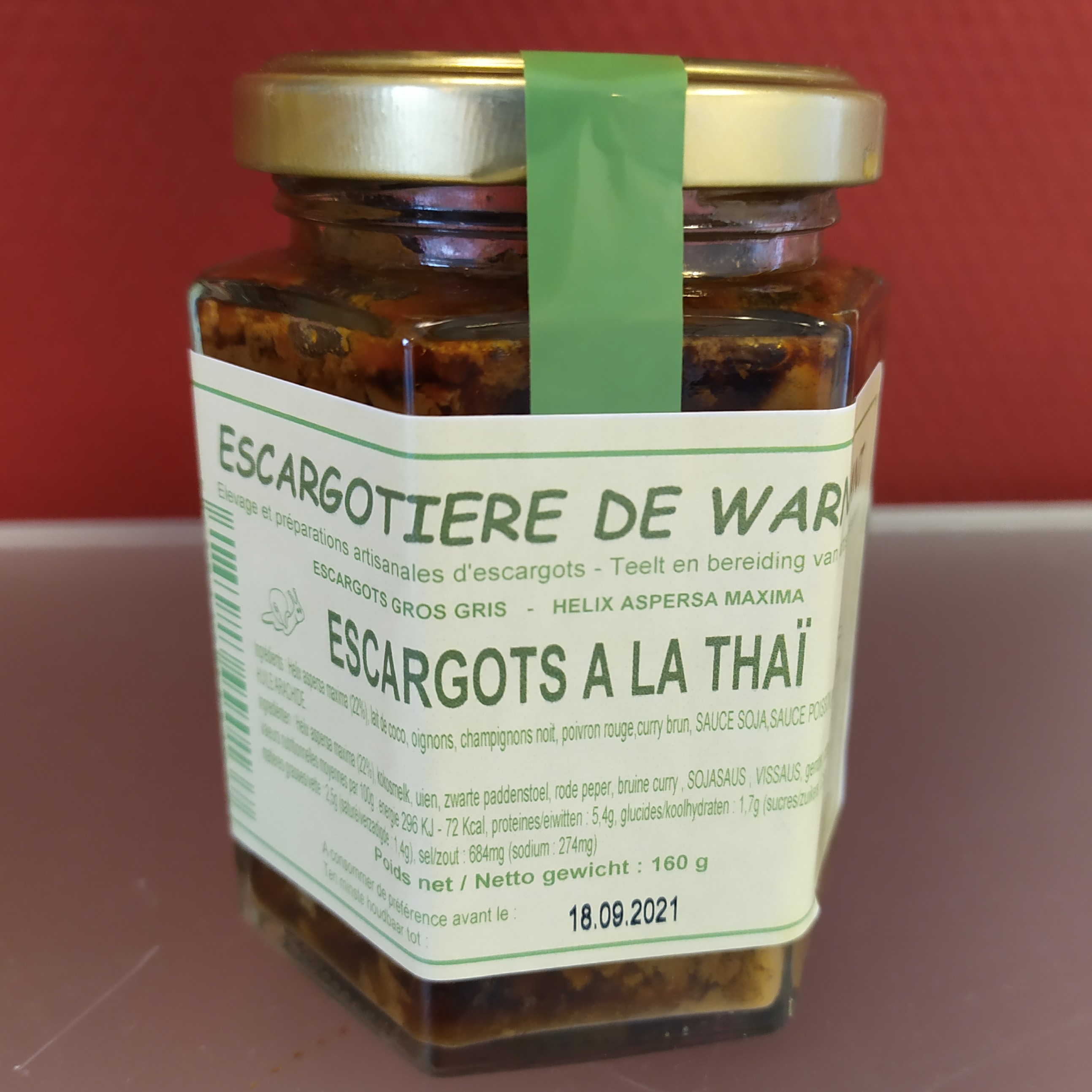 escargots à la thai/12pc.