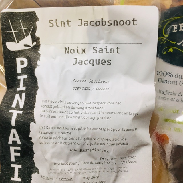 noix de Saint Jacques 340g (surgelées) +- 8 pc.