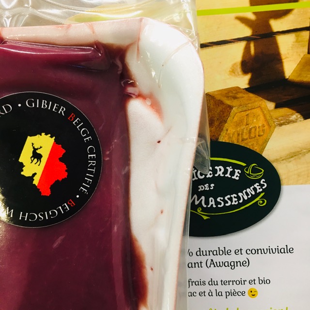 gibier - steaks - chevreuil - 2 pc.(uniquement sur commande)