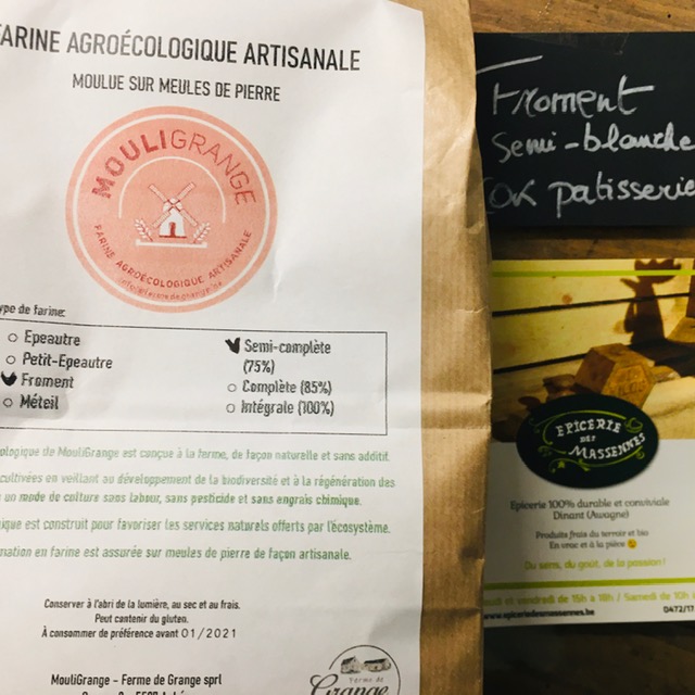Sac - farine - froment semi-blanche (75%)/3kg