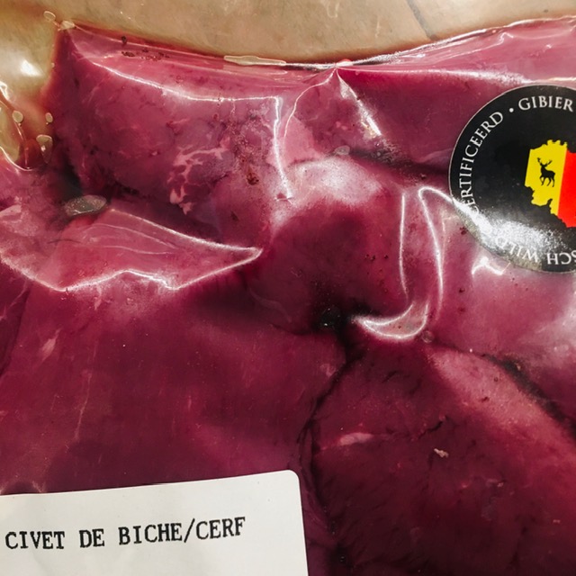 gibier - civet - biche - 1kg (JE 21/12 - sur commande)