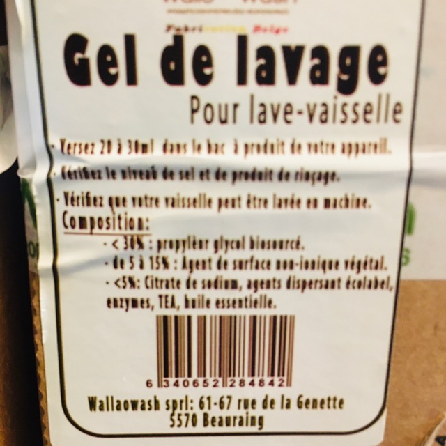 lave-vaisselle - liquide concentré