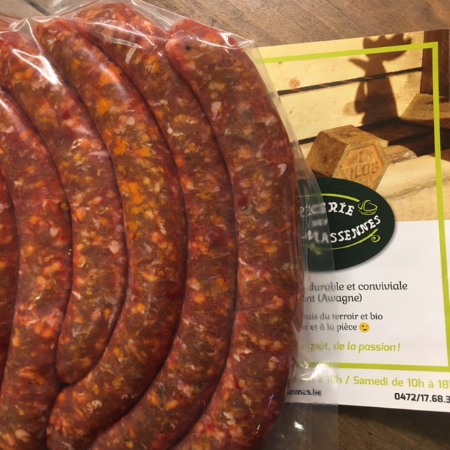 merguez 100% agneau /6 pc. (surgeles)