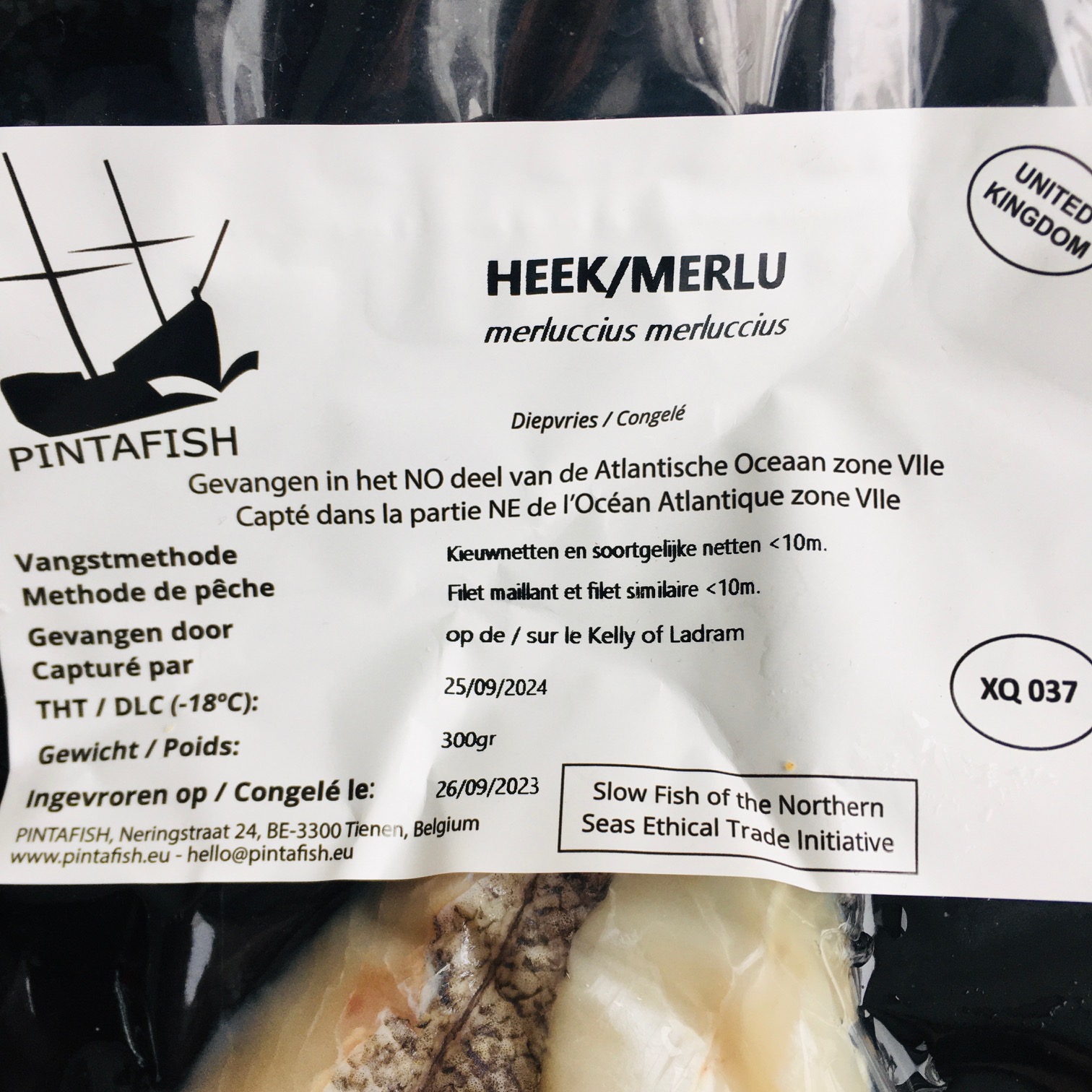 poisson - Merlu - 320 g  (filets surgels)