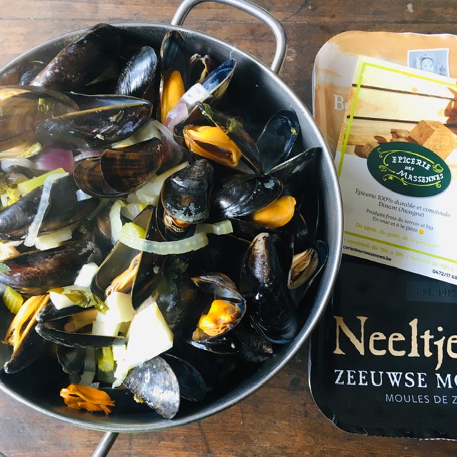 Pack moules complet (moules et lgumes  prparer) 2 pers. (mi dcembre)