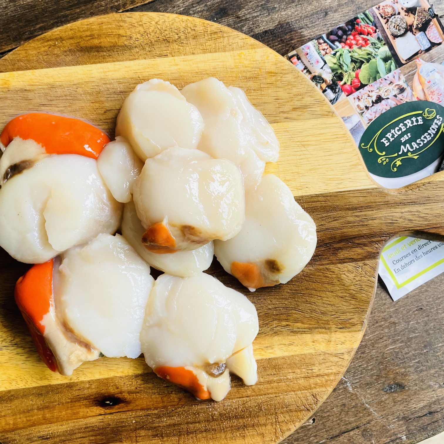 noix de Saint Jacques 340g (surgelées) +- 8 pc.