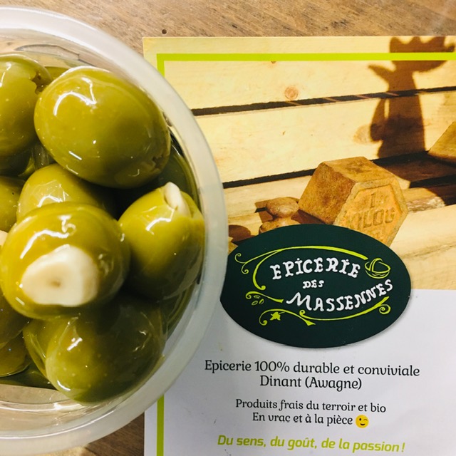 olives à l'ail/200g