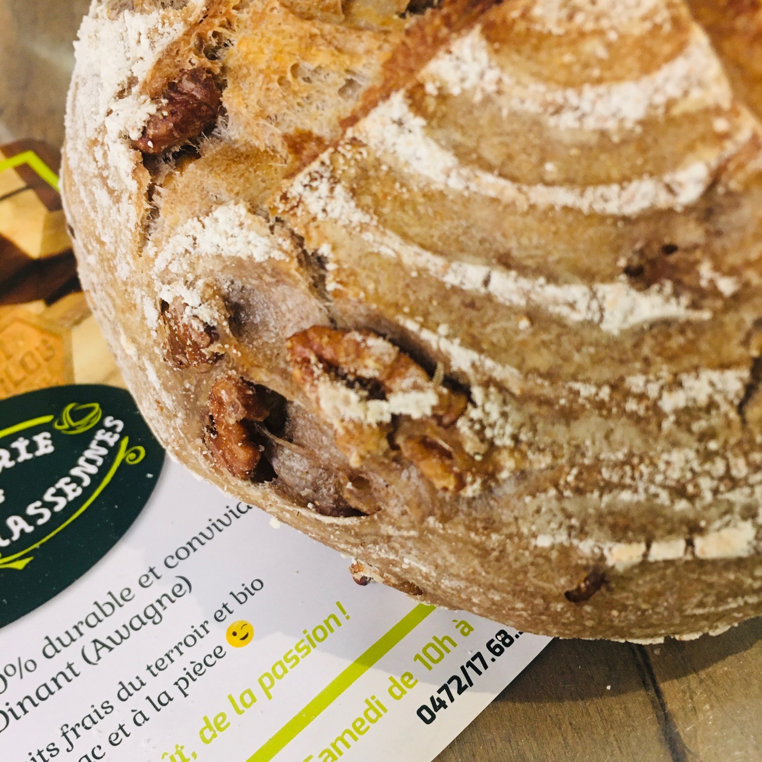 pain 600g - noix - levain