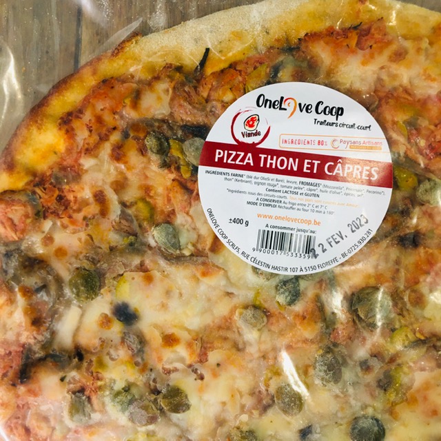 pizza - thon et câpres / 2 pers. (400g) (surgelée)