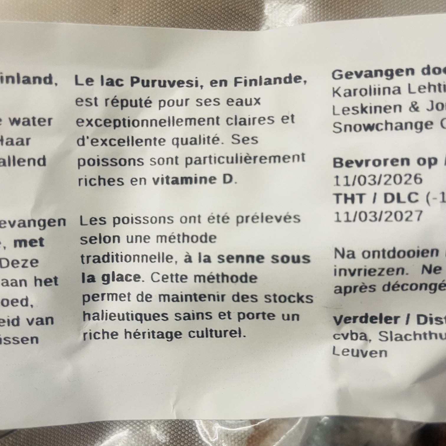 poisson - sardines petites Marènes - 300g (surgelées)