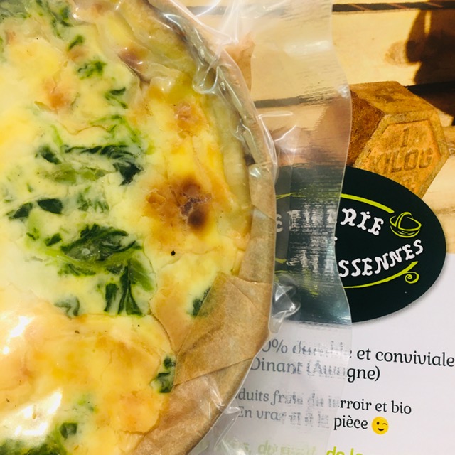 quiche épinards - 1 pers. (260g) (surgelée)