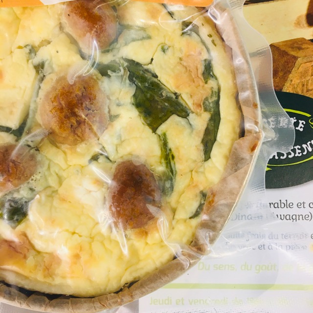 quiche falafels/roquette - 1 pers. (260g)