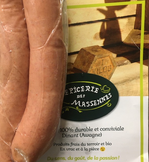 salaison- saucisses choucroute/2pc. (surgelées)