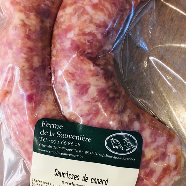 canard - saucisses campagne par 2 pc. (surgelées)
