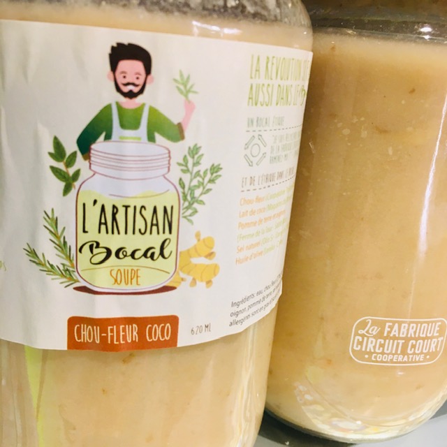 Soupe - chou fleur/coco - 3 bols (620 ml)