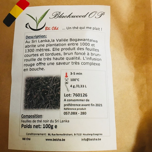 thé - Blackwoord /noir