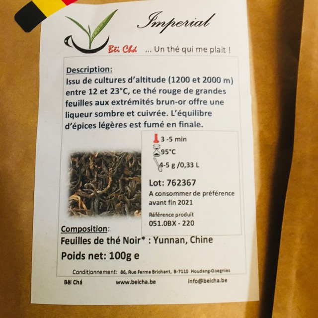 thé - Impérial /noir