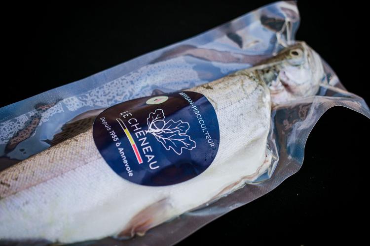 poisson - truite fraiche entière du terroir - 300g