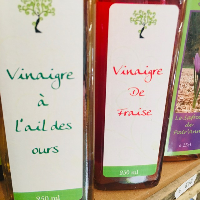 ail des ours - vinaigre